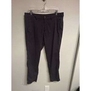 Lululemon Commission Slim-Fit Wool-Blend Pant Mens Size 34 34x28 Gray